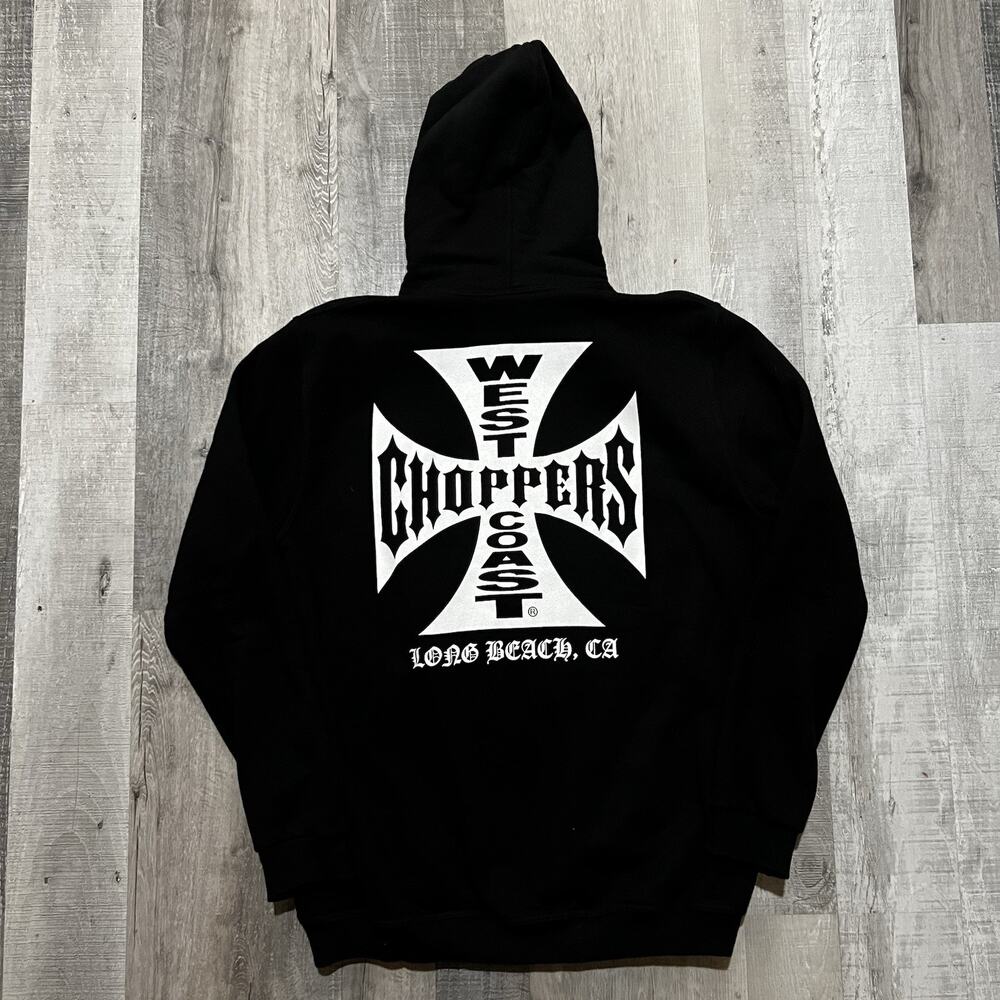 West Coast Choppers Hoodie Black CFL Pullover Jesse James WCC Men's 4XL Biker